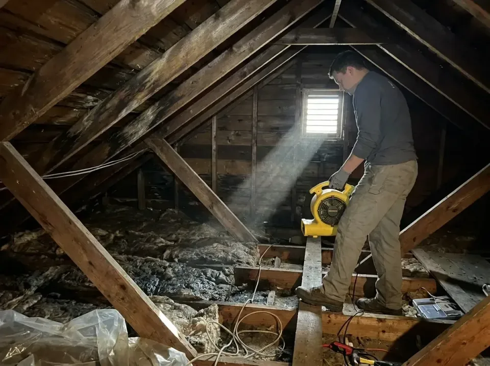 attic-water-damage-drying-proc-007 — frequently asked questions, Emergency Water Extraction & 24/7 Flood Response in Oberlin…